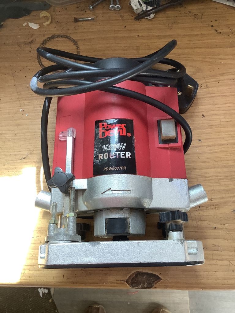 Power Devil 1020W Router POW5027PB - Good Condition