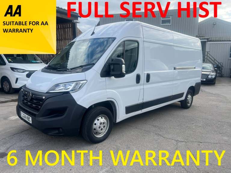 2024 Vauxhall Movano 2.2 Turbo D 140ps H2 Van Prime PANEL VAN Diesel Manual