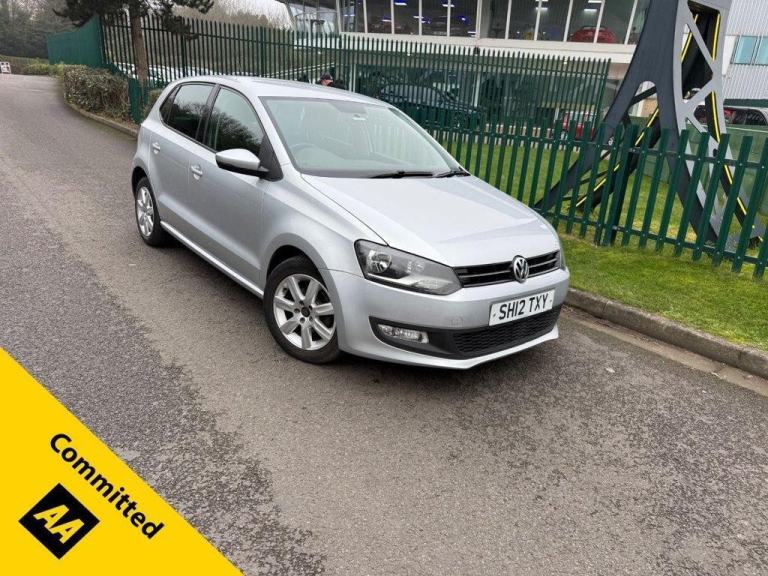 2012 12 VOLKSWAGEN POLO 1.2 MATCH HATCHBACK 5DR PETROL MANUAL EURO 5 (60 PS)**ON
