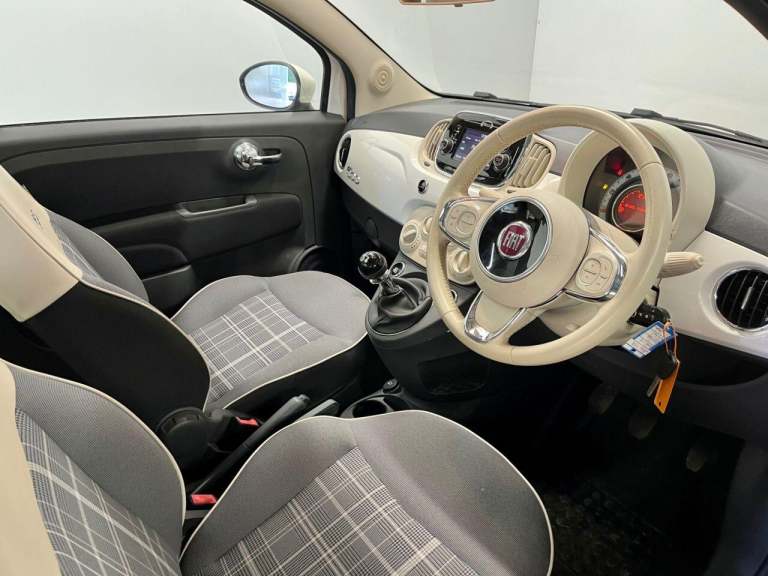 2016 Fiat 500 1.2 Lounge Hatchback 3dr Petrol Manual Euro 6 (s/s) (69 bhp) 12 MONTHS AA,  HATCHBA...