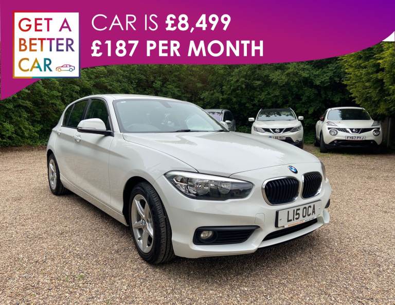 BMW 1 Series 1.5 Plus - White – 2017 - 72K - £187 PM – No Deposit Car Finance