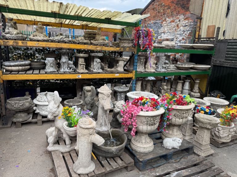 Huge range of stone garden items and decor 