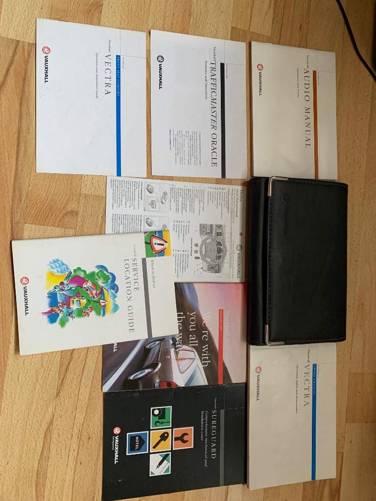 Vauxhall Vectra - owners manual