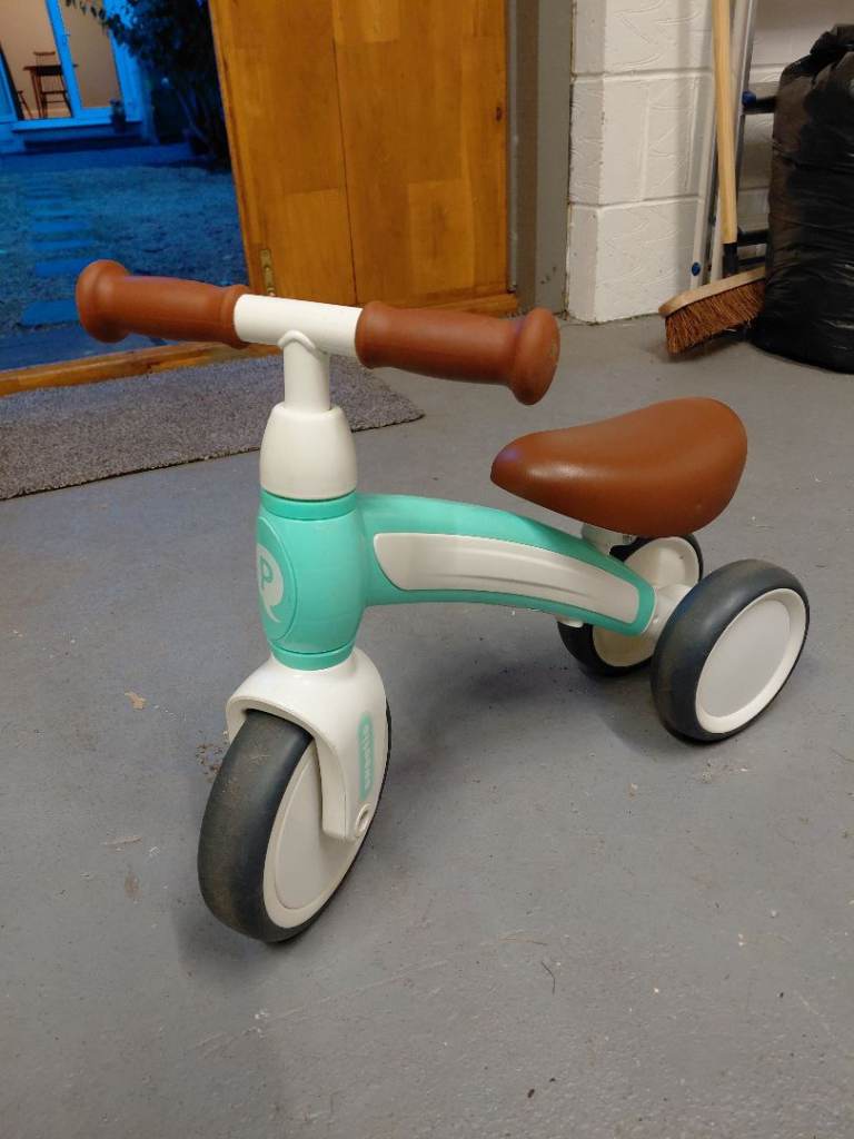 Smyths Toys Mint Green Balance Bike - As Good As New
