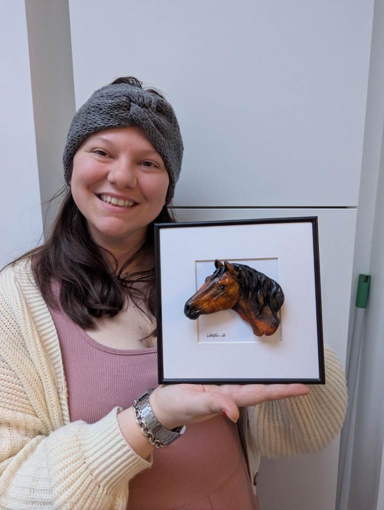 3D Sculpted Horse Portraits