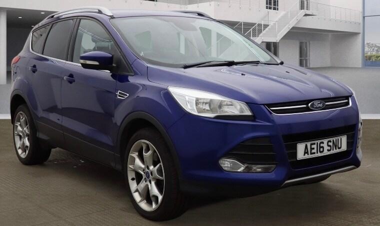 2016 FORD KUGA 2.O TDCI TITANIUM 4X4 SUV 5DR BLUE MET BODYKIT LEATHER B/TOOTH