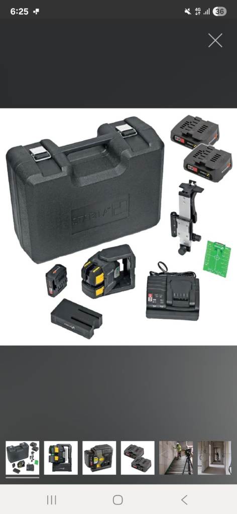 Stabila LAX 500 G Crossline Plumb Point Green Laser