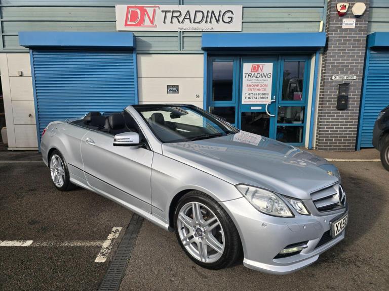 2013 Mercedes-Benz E Class 3.0 E350 CDI V6 BlueEfficiency Sport Cabriolet G-Tronic Euro 5 2dr CON...