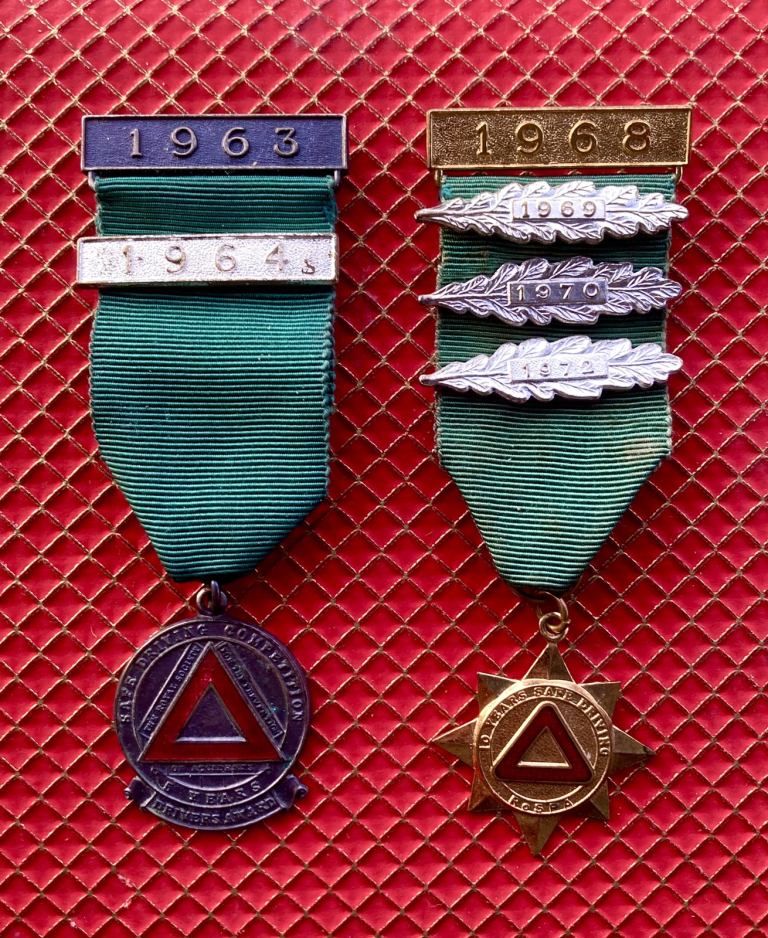 Safe Driving Award & Safe Driving Competition Medals 
