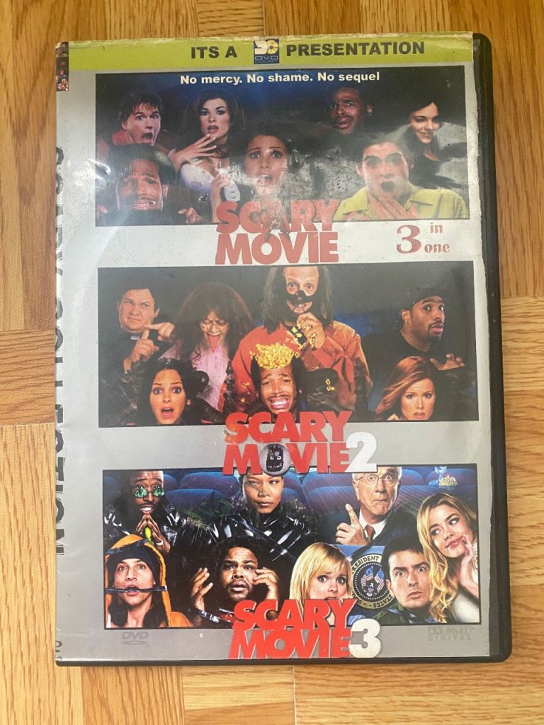 Scary movie 3 in one … dvd . 