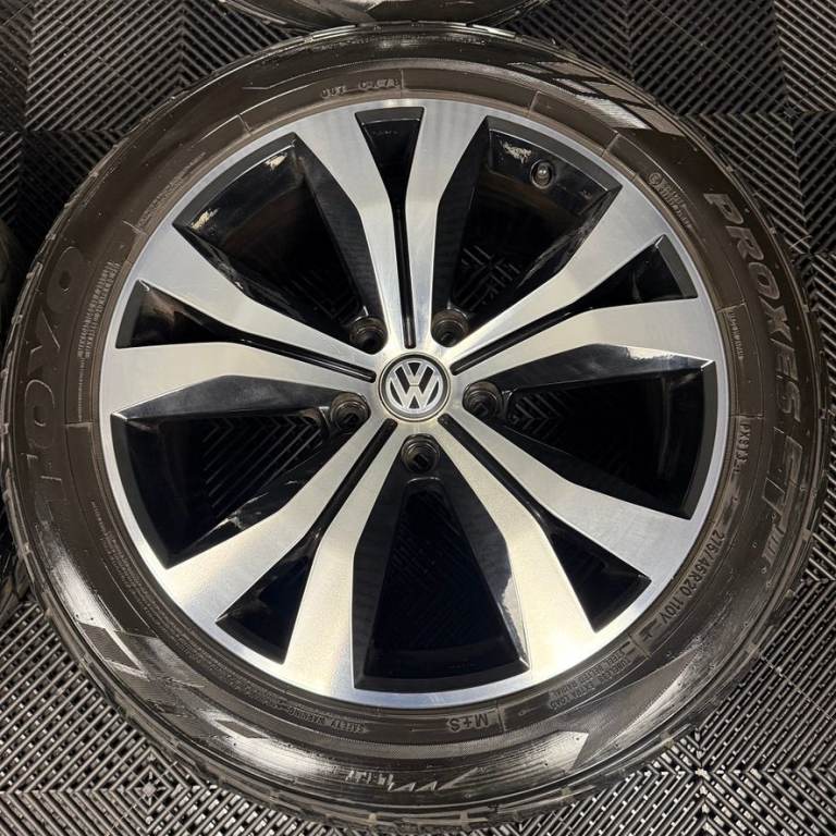 20'' GENUINE VW TOUAREG TARRAGONA ALLOY WHEELS ALLOYS TYRES Q7