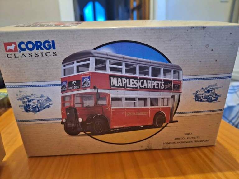 Vintage Red London Transport Bus