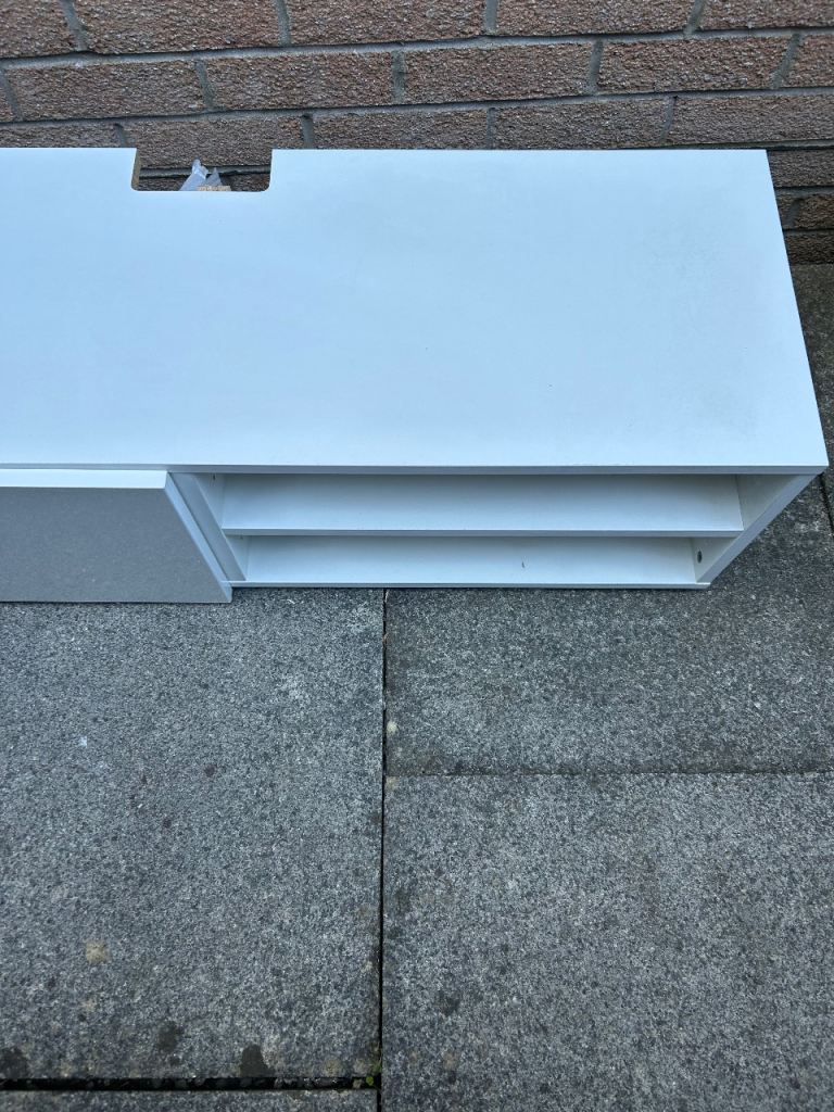 White TV unit