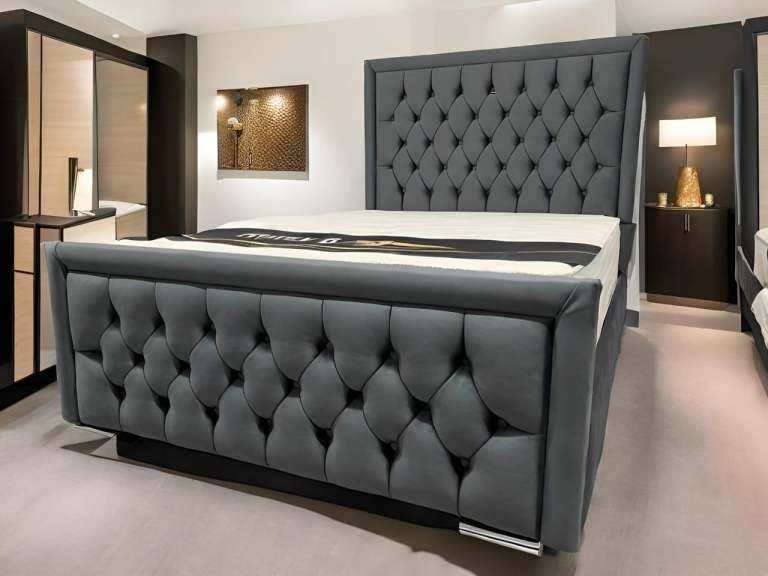 >>>Comfortable Heaven Double Bed Frame With Mattress >> Flat 20% Off >> Same Day COD Delivery