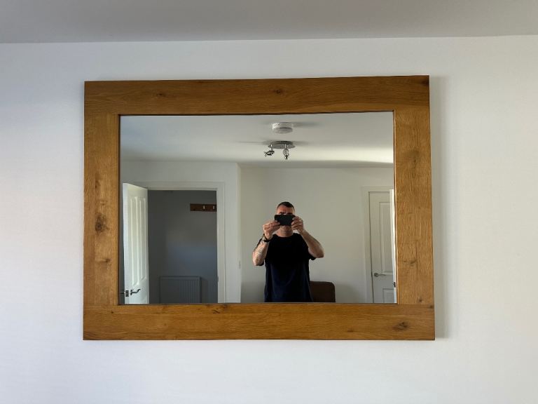 Oak mirror 