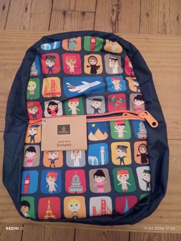 Emirates Kids Backpack New Brand