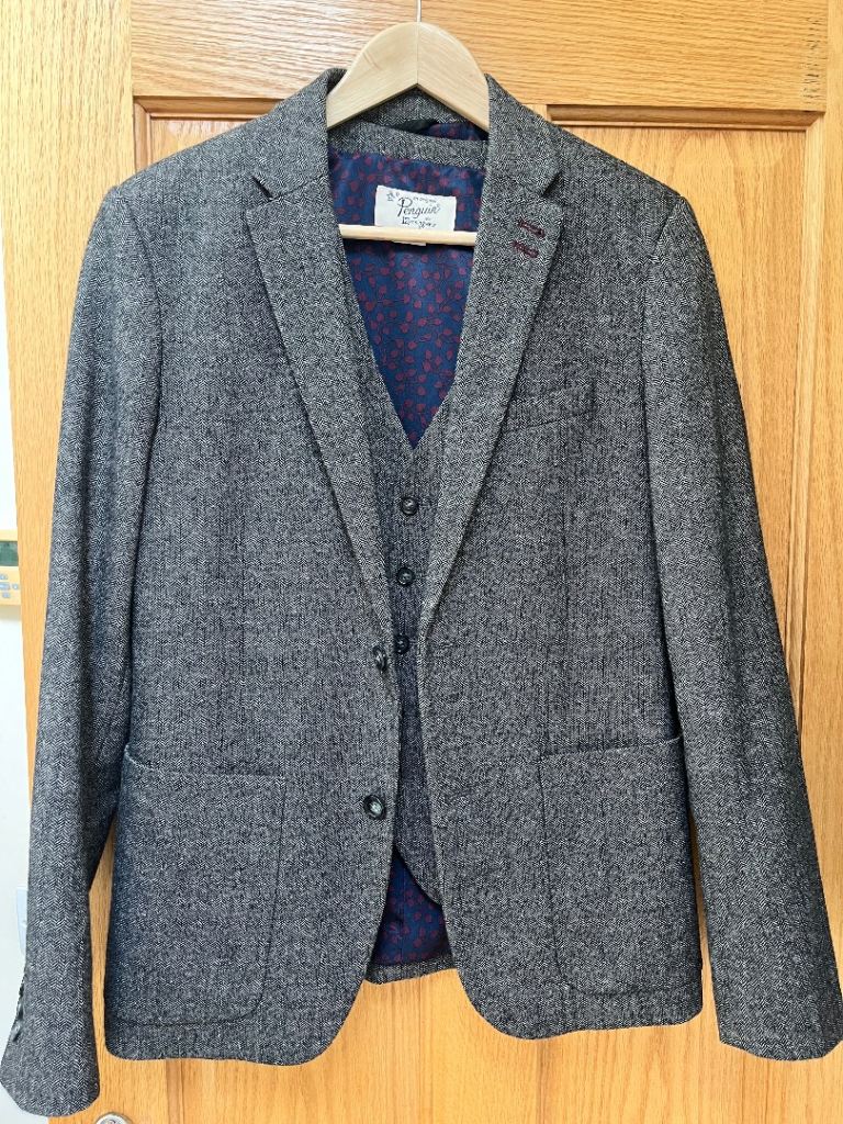 3-Piece Tweed Penguin Suit 