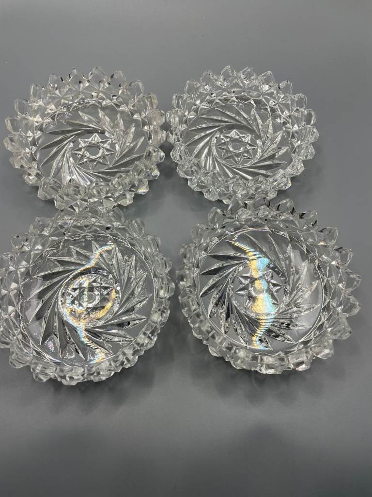 Cut Glass Ashtrays