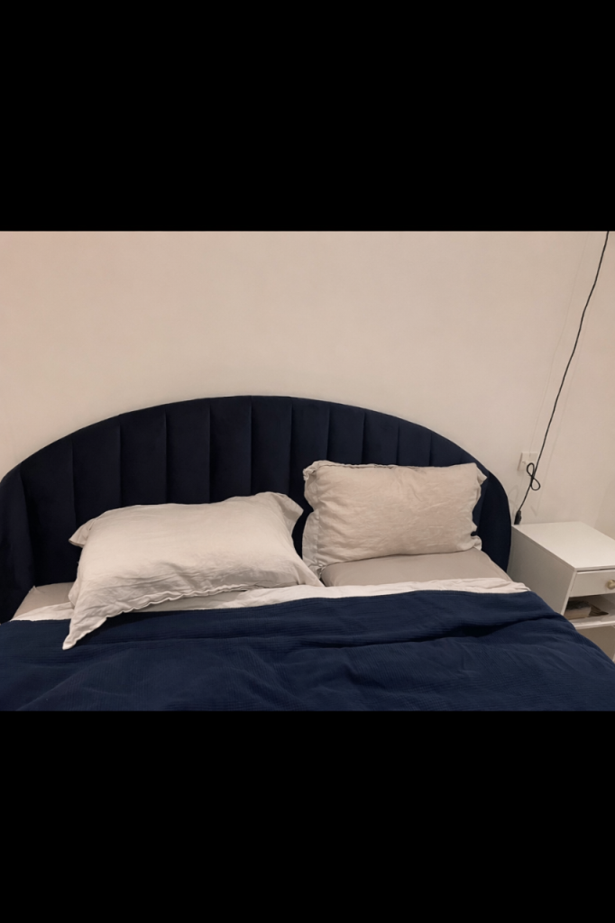 Superking Ottoman bed frame - dark blue