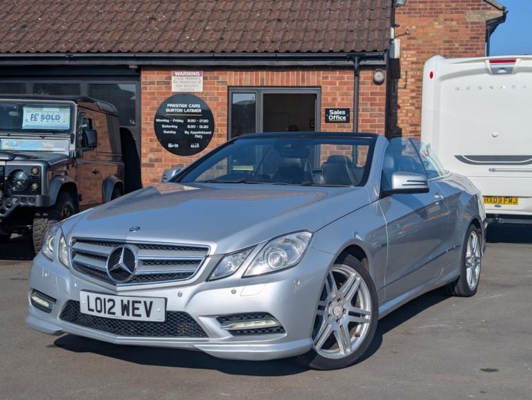 2012 Mercedes-Benz E Class E350 CDI BlueEFFICIENCY [265] Sport 2dr Tip Auto CONVERTIBLE Diesel Au...