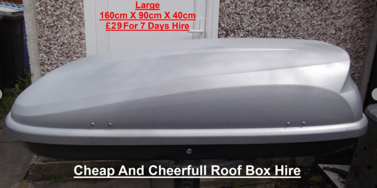 Roof box rental not for sale
