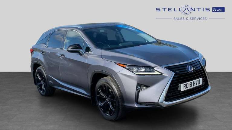 2018 Lexus RX 3.5 450h V6 Sport SUV 5dr Petrol Hybrid CVT 4WD Euro 6 (s/s) (313 ps) SUV Hybrid Au...