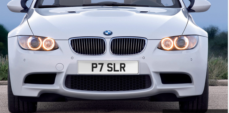 Private Number Plate Registration - P7 SLR