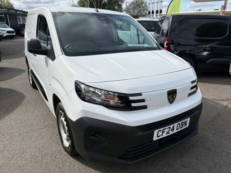 2024 Peugeot Partner White 1.5 BlueHDi 1000 Professional SWB Van, 15,000 miles, Euro 6, 6-Speed  ...