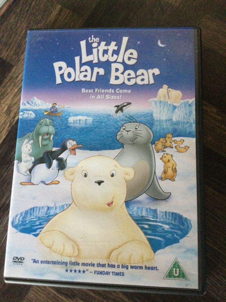 Little polar bear dvd £1 can post