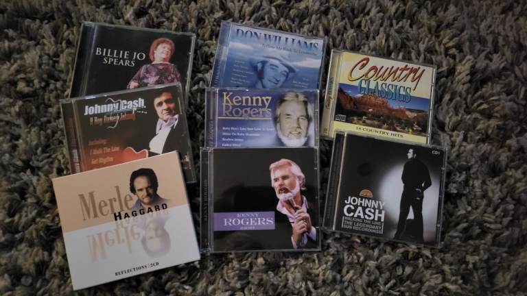 Country Music CDs - Johnny Cash, Kenny Rogers, Don Williams & More