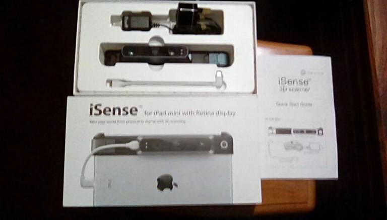 Isense ipad 3d scanner 