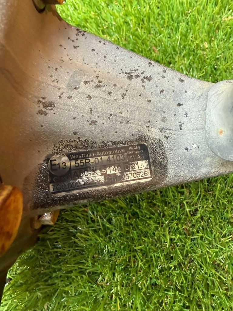 VW crafter tow bar and step