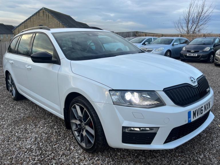 SKODA OCTAVIA 2.0 TDI CR vRS 5dr DSG / FSH / BELT &amp; PUMP / HPI CLEAR / HEATED 