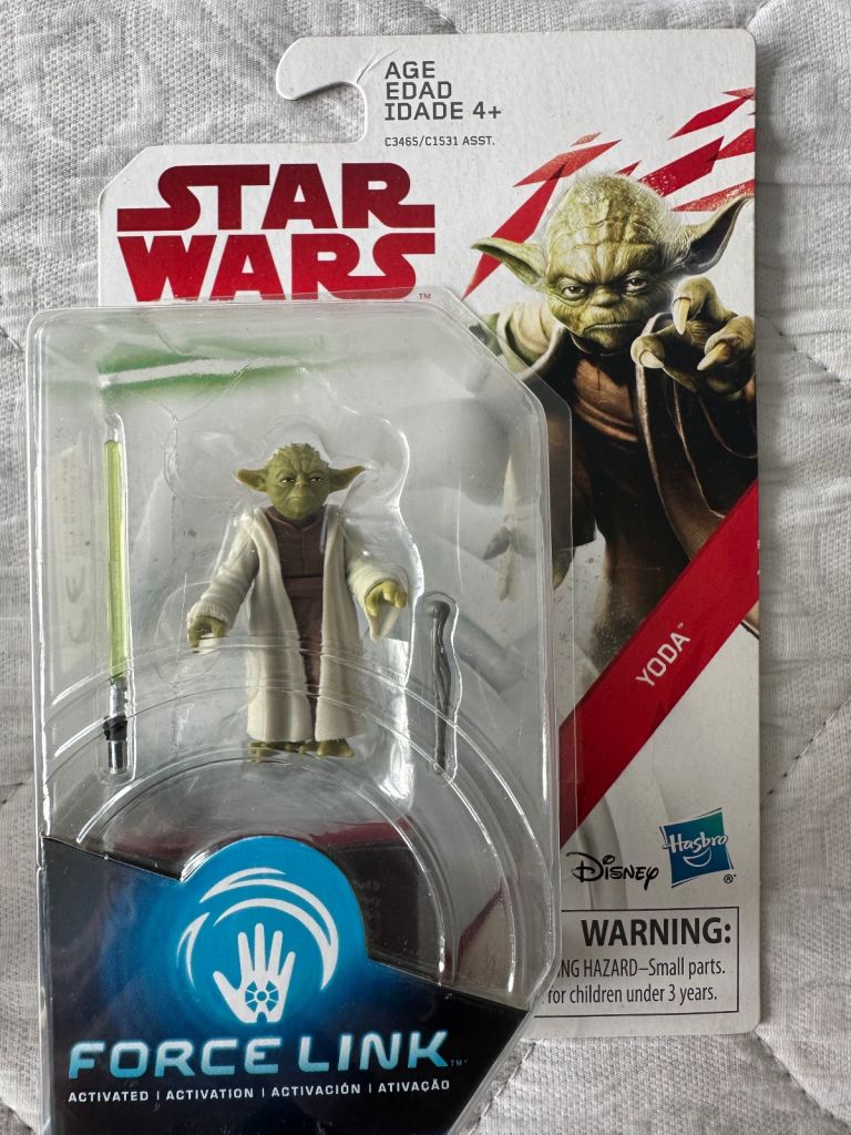 Star Wars force link x 3 figures Yoda, Flametrooper, Obi-wan Kenobi - collect off M1 junction 35