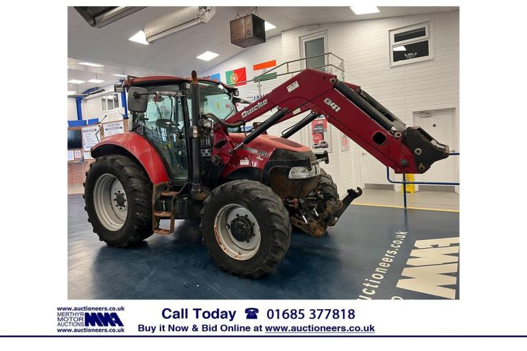 2016 CASE IH 95U PRO 5.2TON 4X4 AUTO PRO TRACTOR C/W QUICKE Q41 LOADER. ------------------------ ...