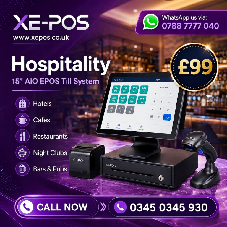  XEPOS Hospitality EPOS System | Restaurant, Cafe & Bar POS Solution