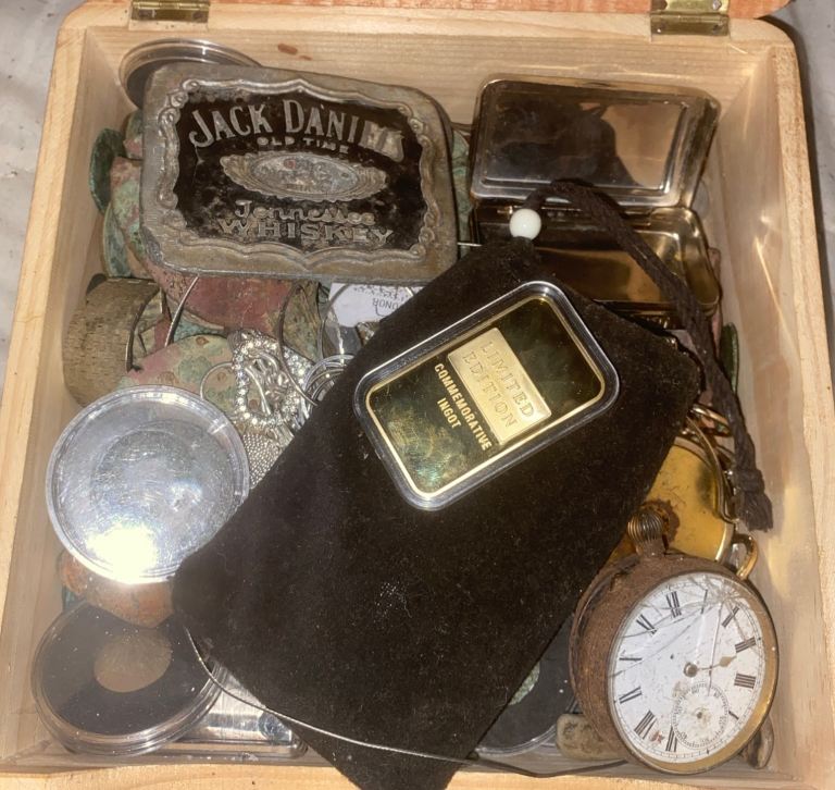 A years worth of collectibles and metal detecting finds