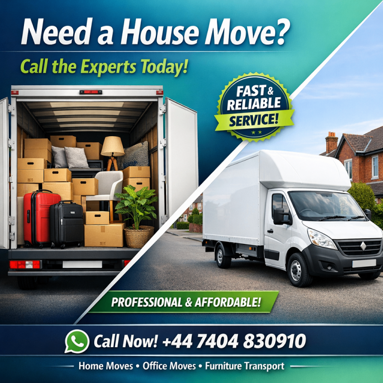  House Move | Large Luton Van | Fast & Reliable Service | Call Now