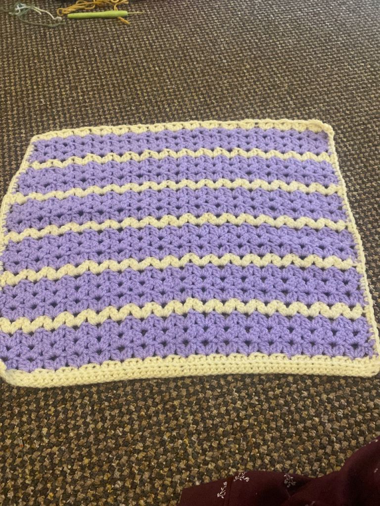 Crochet baby blanket 