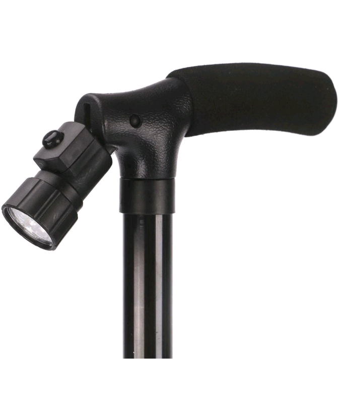 Folding Walking Cane with Adjustable LED Lights 