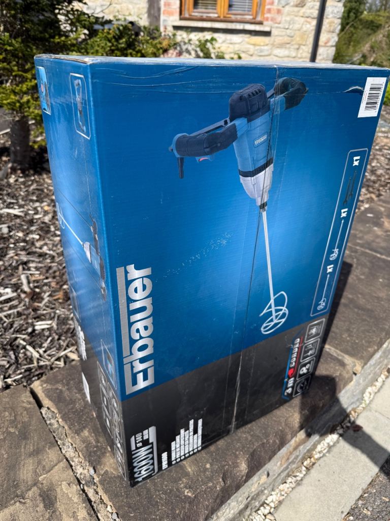 Erbauer EPM1600 paddle mixer