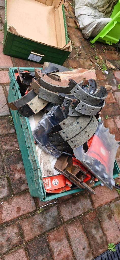 Job lot of car brake shoes