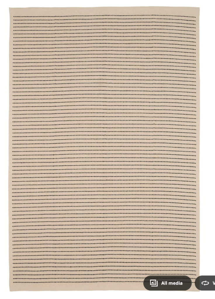 image for Flatwoven IKEA rug natural colour