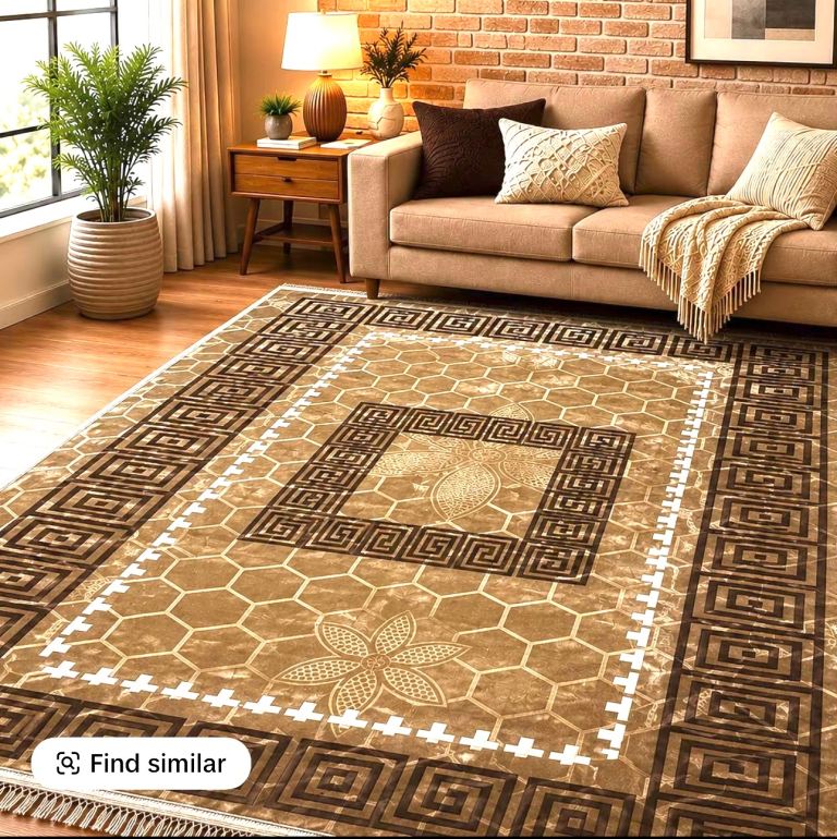 Greek style Rugs 160x230cm light brown 