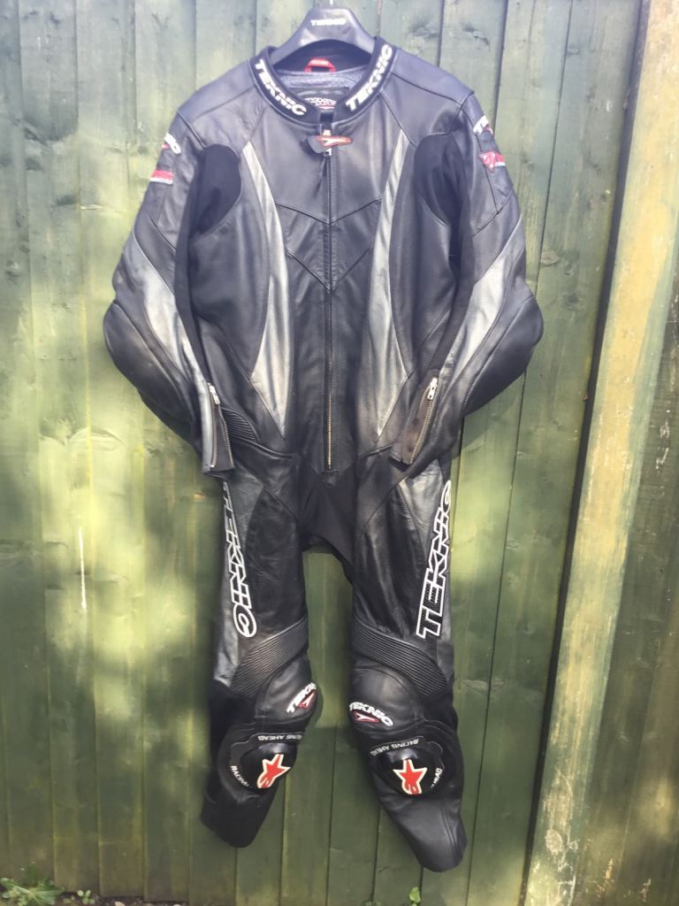 Motorcycle leathers + jacket+fleece