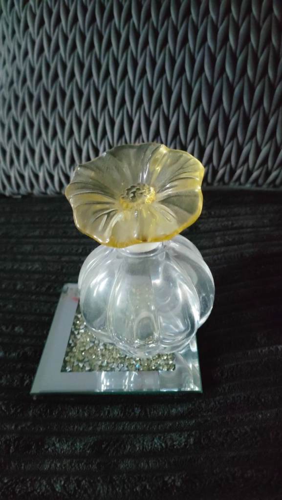 Lalique style perfume bottle 