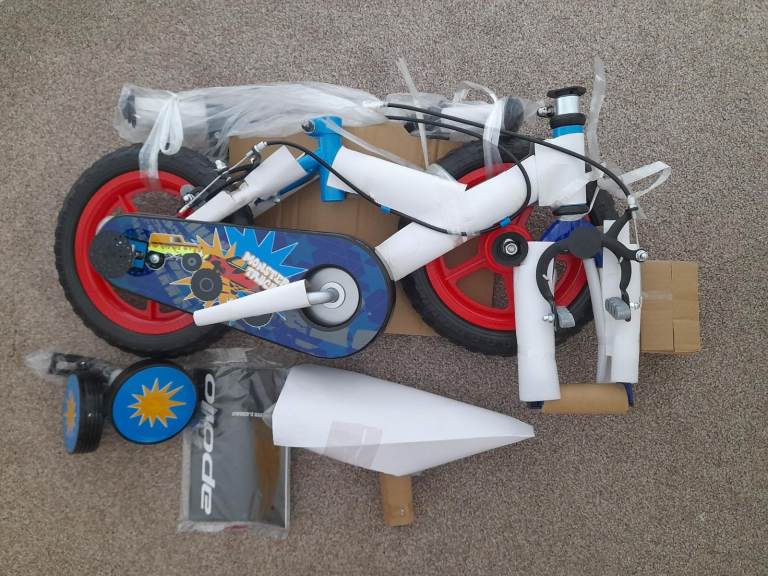  New and in box Apollo Monster Truck Kids Bike - 12" Wheel