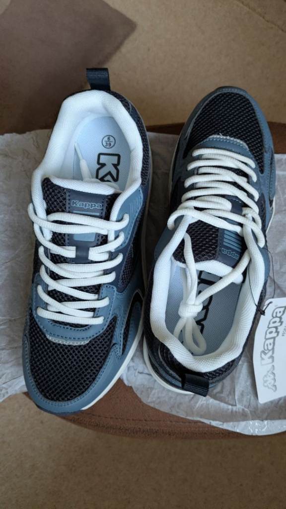Trainers. New Kappa Size 6 (EU39) Navy/White