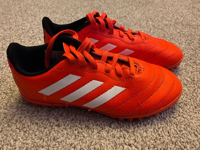 Football Boots Adidas Size 1 UK Red Astro Turf