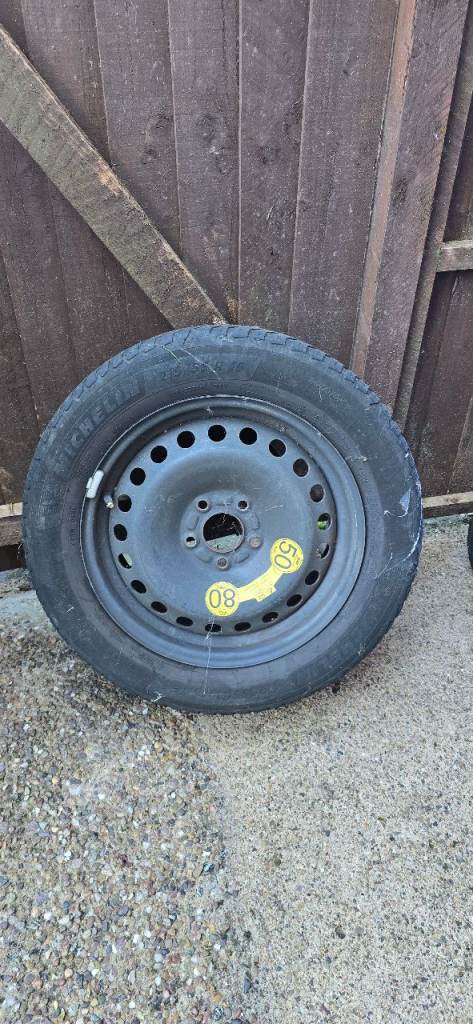 Full sized spare wheel